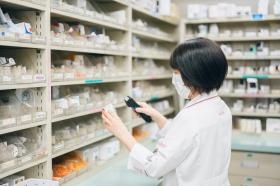 調剤アシスタントの業務風景です