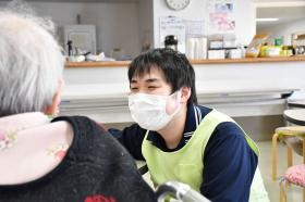 利用者様への声掛け