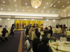 市内ホテルで新年会