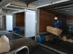 作業風景 荷卸し