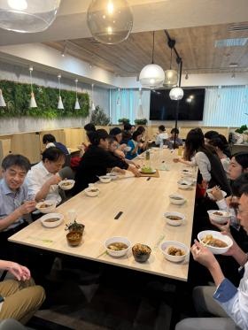 ソリューション事業部＆ジュランジェ事業部大集合ランチ会