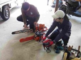 チェンソー整備