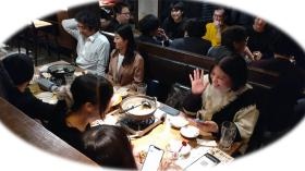 事業方針説明会及び中間決算報告会後の懇親会