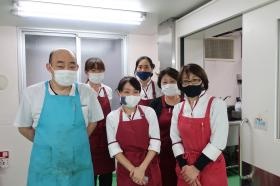 特養 調理室の一コマ