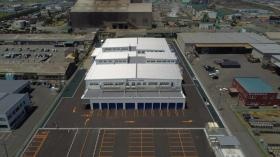 頭上から見た社屋です