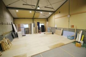 仮組場・倉庫風景