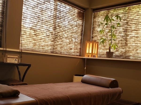埼玉県の治療院唯一のファイテンルームでの鍼灸施術になります