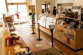 道の駅花の駅千曲川 カフェ里わ