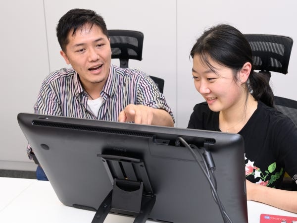 一緒に働くメンバーです。一緒に相談しながら仕事を進めていきます。