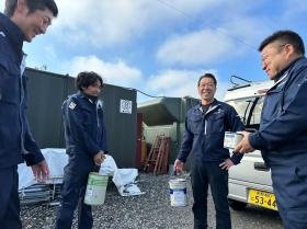 現場ミーティング風景