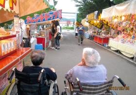 施設内だけにとどまらず、積極的に地域ともかかわっています。