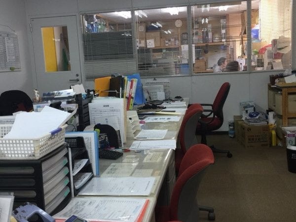 ２階の事務所です。