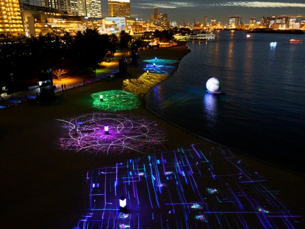 自然環境データAI・AR技術を活用した、インタラクティブビーチアートプロジェクション「CONCORDIA」クリエイティブ全般の開発等を実施。