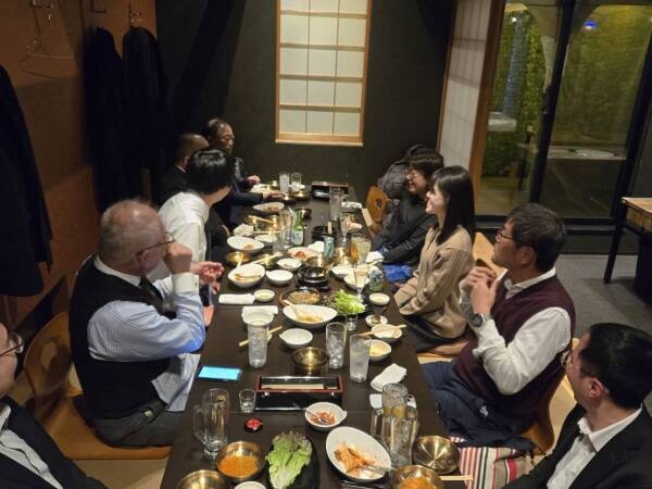 新人歓迎会の一コマです。