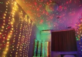 スヌーズレンルームでストレスを開放します。