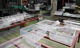 製造エリア。他社には真似できない技術と知識がここに。