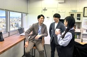 休憩時間のひとコマ