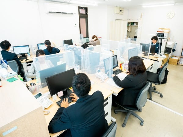 溝の口の本店の所内です。