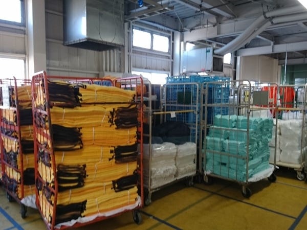 出荷場の様子です。