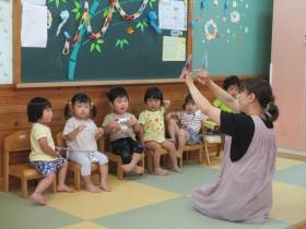 田代保育所 子どもたちの反応は楽しくておもしろい