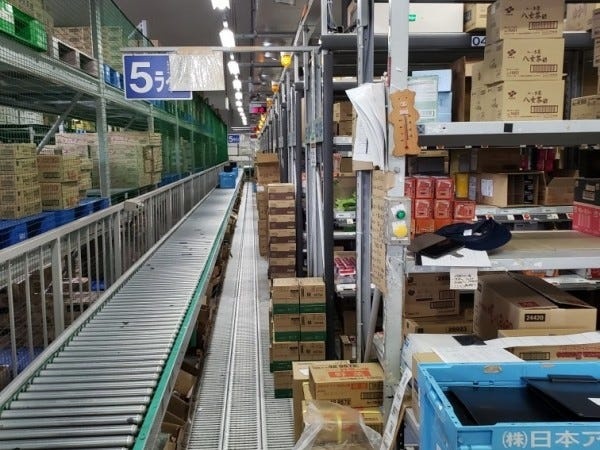 冷蔵倉庫内・ピッキング