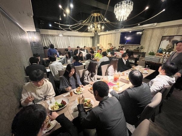 年に2回（6月・12月）会社全体での食事会を開催しています！社員同士での交流も定期的に取っていただけます◎