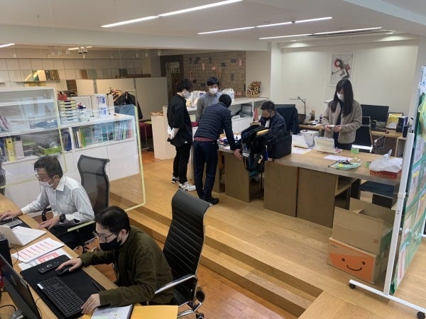 打合せ→作業→ゴールに向けて！