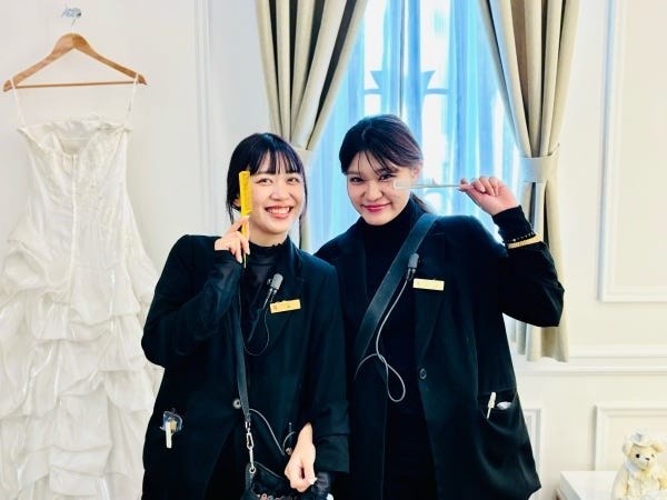 結婚式当日や前撮り撮影をビューティー担当としてはおふたりをしっかりとサポートしてきます。