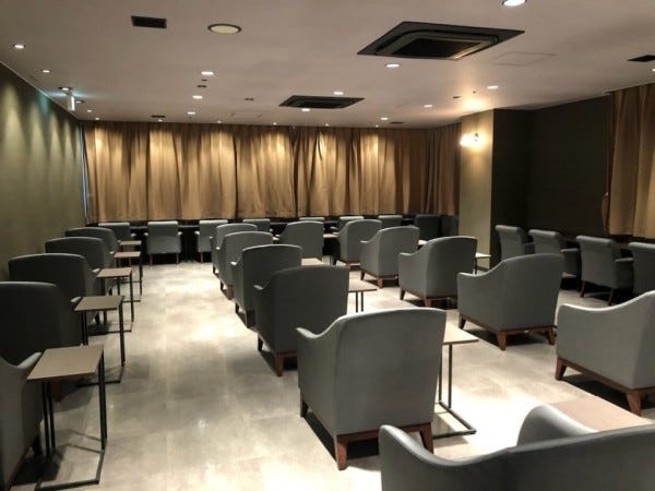 5階管理等にある休憩スペースです。総務課事務所も同じ5階にあります。