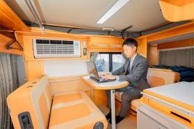 福利厚生で無料レンタルのキャンピングカー