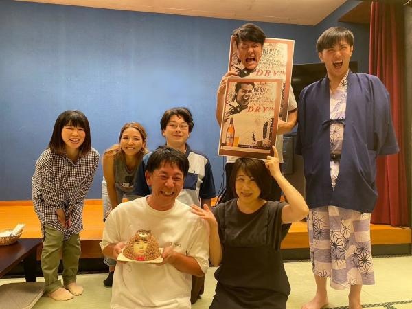 社長、従業員皆和気あいあいと仲良しです♪