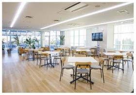 ５階には休憩スペースがあり、台所も完備！