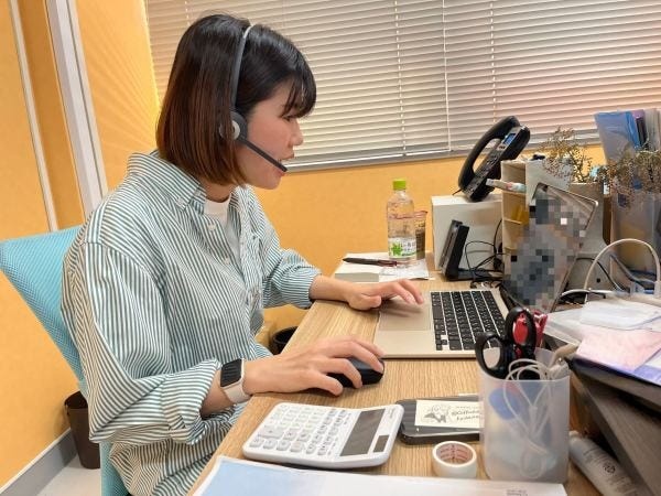 仕事風景になります。