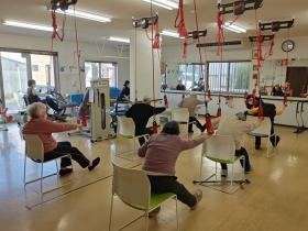 レッドコードを使ったエクササイズが好評です！！