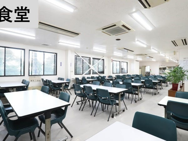 社員食堂です