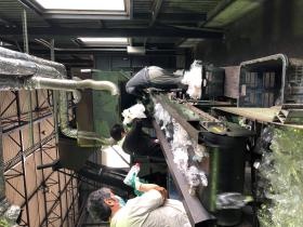 施設外での作業の一例