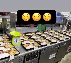 調理補助の業務（弁当の盛付になります）