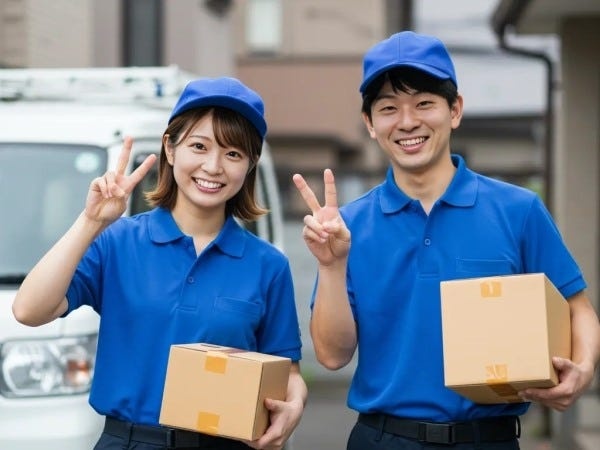 オンラインショップの配送ドライバー（学歴不問・未経験OK）