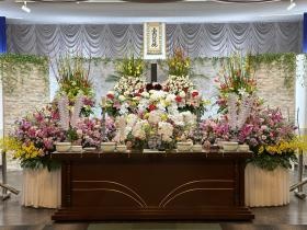 自社施工 生花祭壇