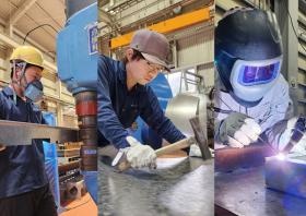 打ち出し板金技能者