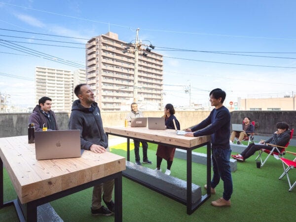 屋上も開放的です。