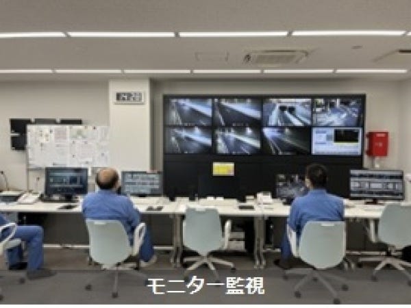 モニター監視の様子