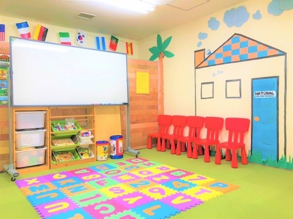 内装はこのようにとってもカラフルです！