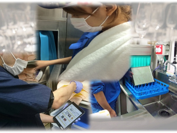 洗い場ではなくスチュワードです。しくみ化と標準化でお客様満足を目指すやりがいある職場です