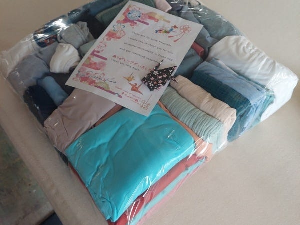 洗濯代行のパッケージです。Googleレビューで★５を連発しています。