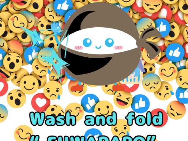 弊社の主力サービスのふわらぼのロゴです。外国人観光客に大人気です。