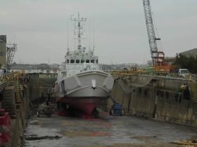 想像よりも大きいスケールの船の仕事は達成感いっぱいです！