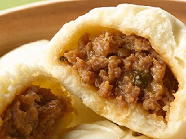 当店自慢の世界チャンピオンの肉まん！