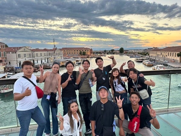 ベネチアの夕日