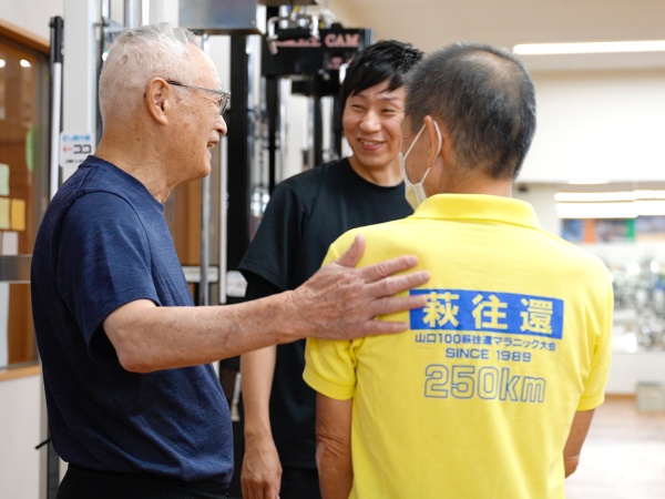 ジムの雰囲気です。穏やかな雰囲気になるよう心掛けています。